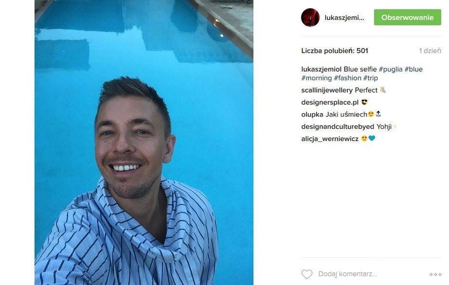 Łukasz Jemioł na wakacjach