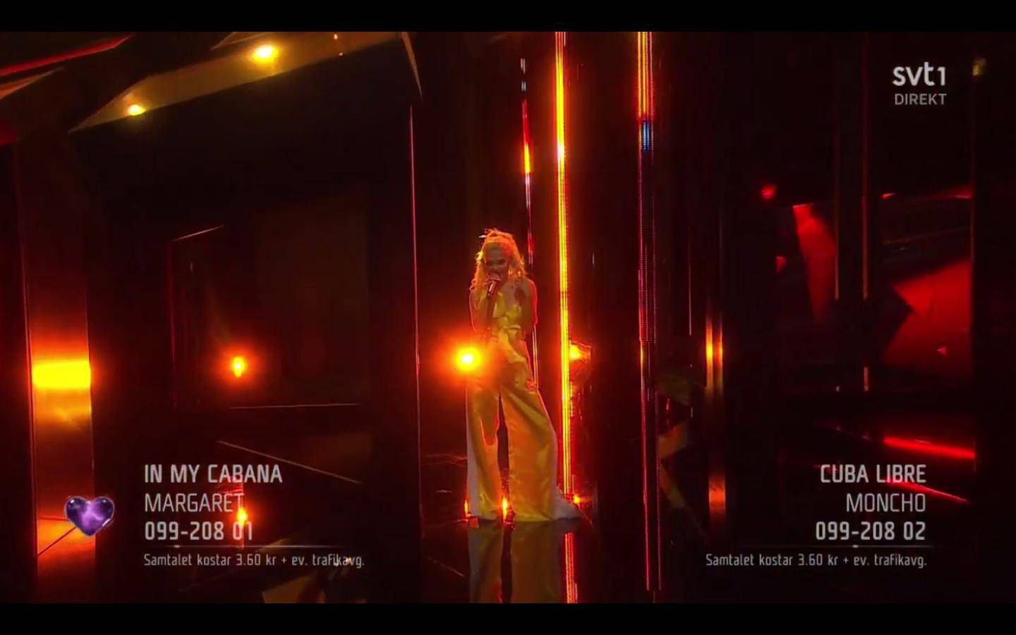 Margaret – In My Cabana – Eurowizja 2018, dogrywka Melodifestivalen 2018