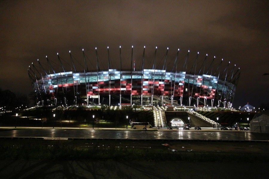 PKiN w barwach Francji, "Paris" na Stadionie Narodowym