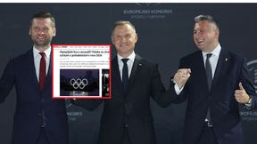 "Olimpiada u sąsiada?". Świat komentuje decyzję Polski ws. igrzysk