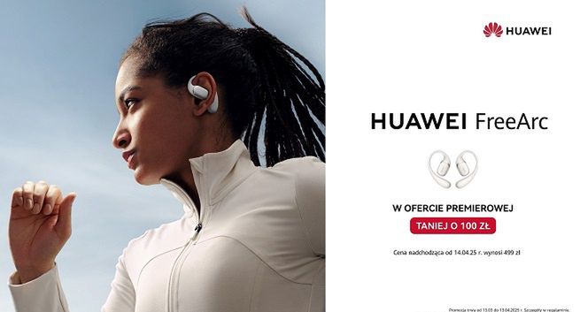 Siatkarz i influencerka reklamują nowe słuchawki Huawei