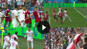 Mundial 2018. Iran wykorzystał meczbola. Samobójczy gol Marokańczyka (TVP Sport)