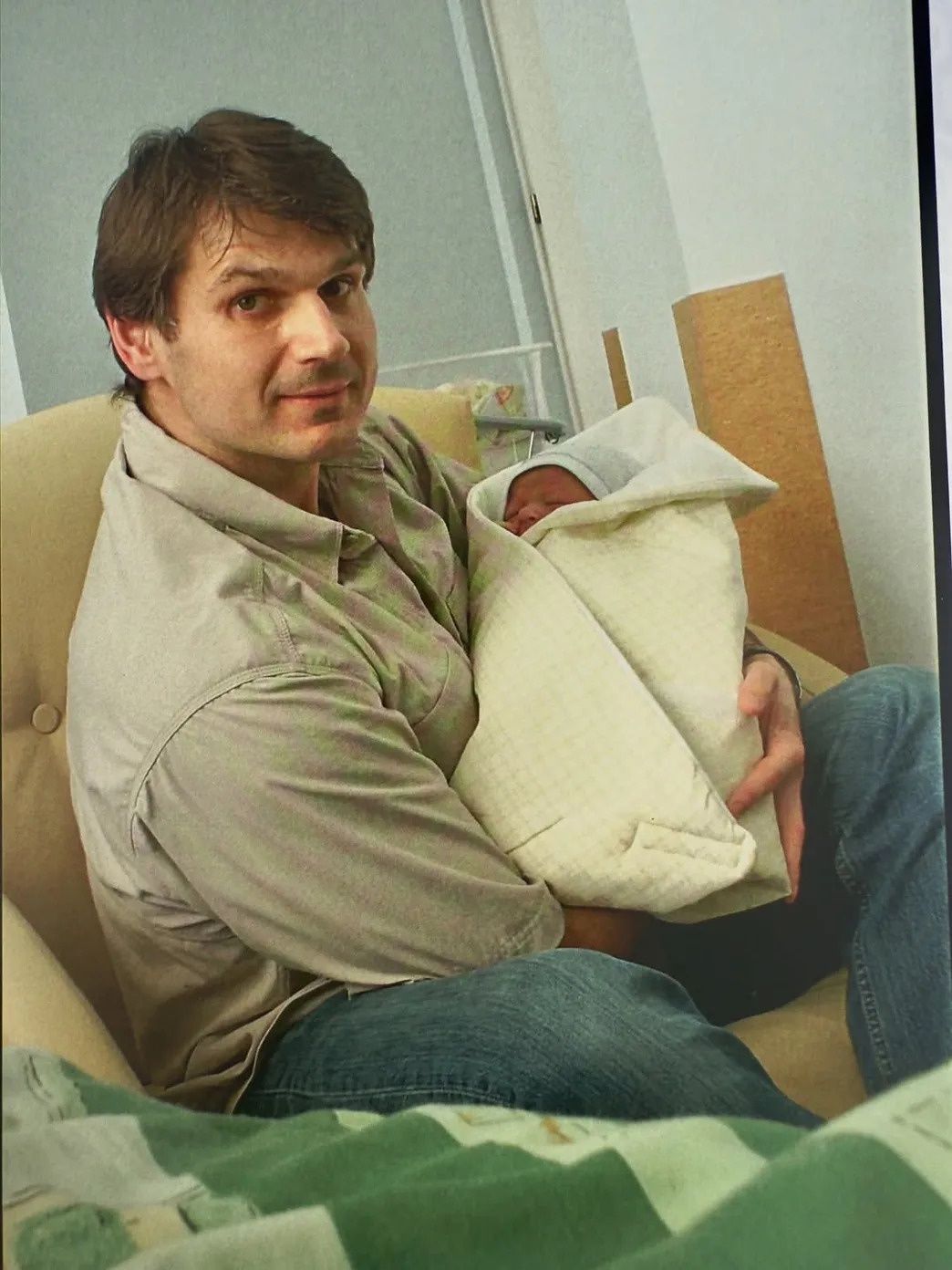 Paweł Janeczek z synem