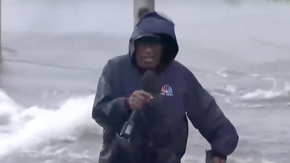 Al Roker ledwo stał na nogach podczas swojej relacji o sztormie