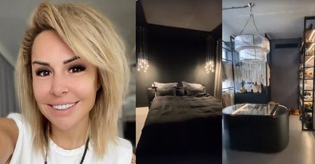 Blanka Lipińska oprowadza po swoim MROCZNYM apartamencie. Pokazała sypialnię, garderobę i... SEDES (ZDJĘCIA)