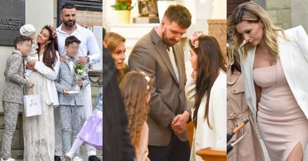 Maja i Grzegorz Hyży wraz z rodzinami celebrują komunię wspólnych synów (ZDJĘCIA)
