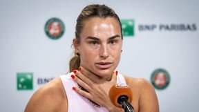 Sabalenka podtrzymuje protest. "Muszę dawać przykład"