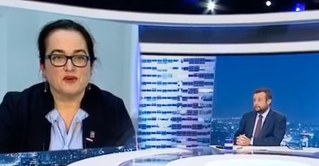 Posłanka Lewicy kpiła z prezydenta w TVP Info. Mina prowadzącego bezcenna