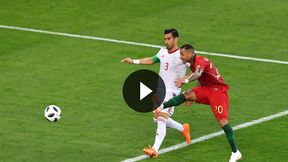 Mundial 2018. Iran - Portugalia. Gol Quaresmy na 1:0 dla Portugali (TVP Sport)