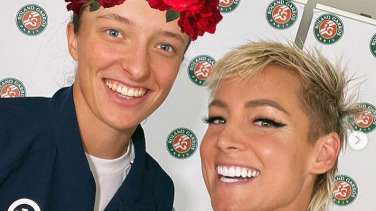 Iga Świątek i Bethanie Mattek-Sands