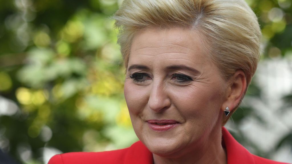 Agata Duda ma świetny nastrój