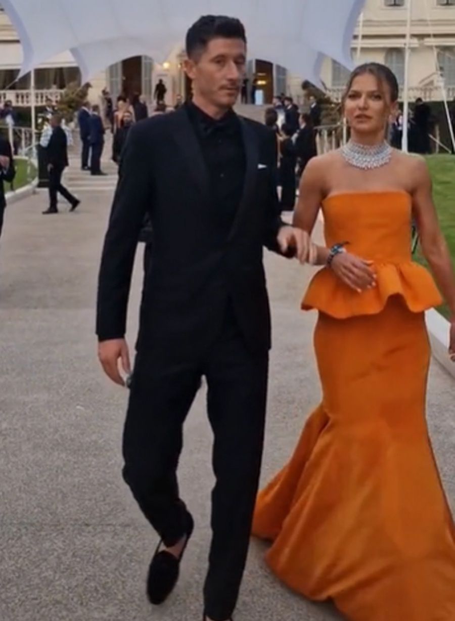 Anna i Robert Lewandowscy w Cannes 