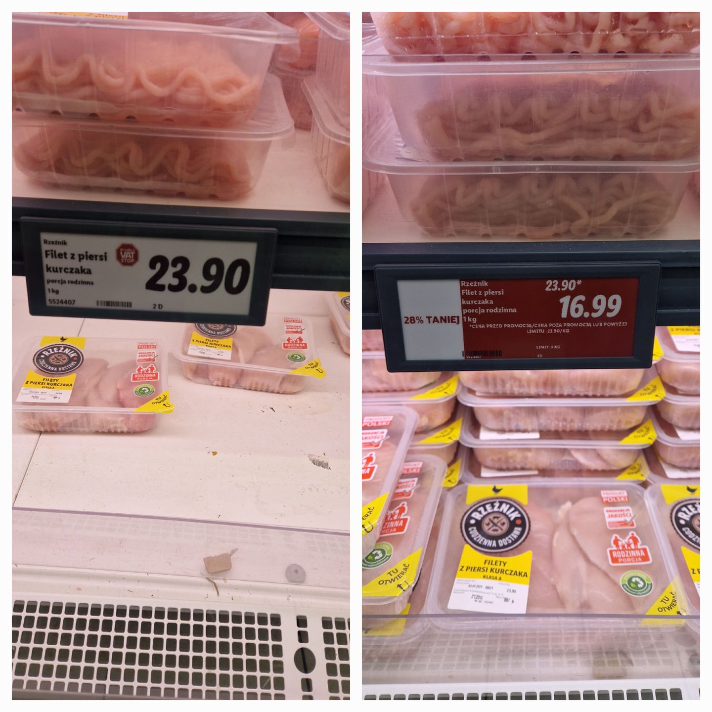 mięso, lidl