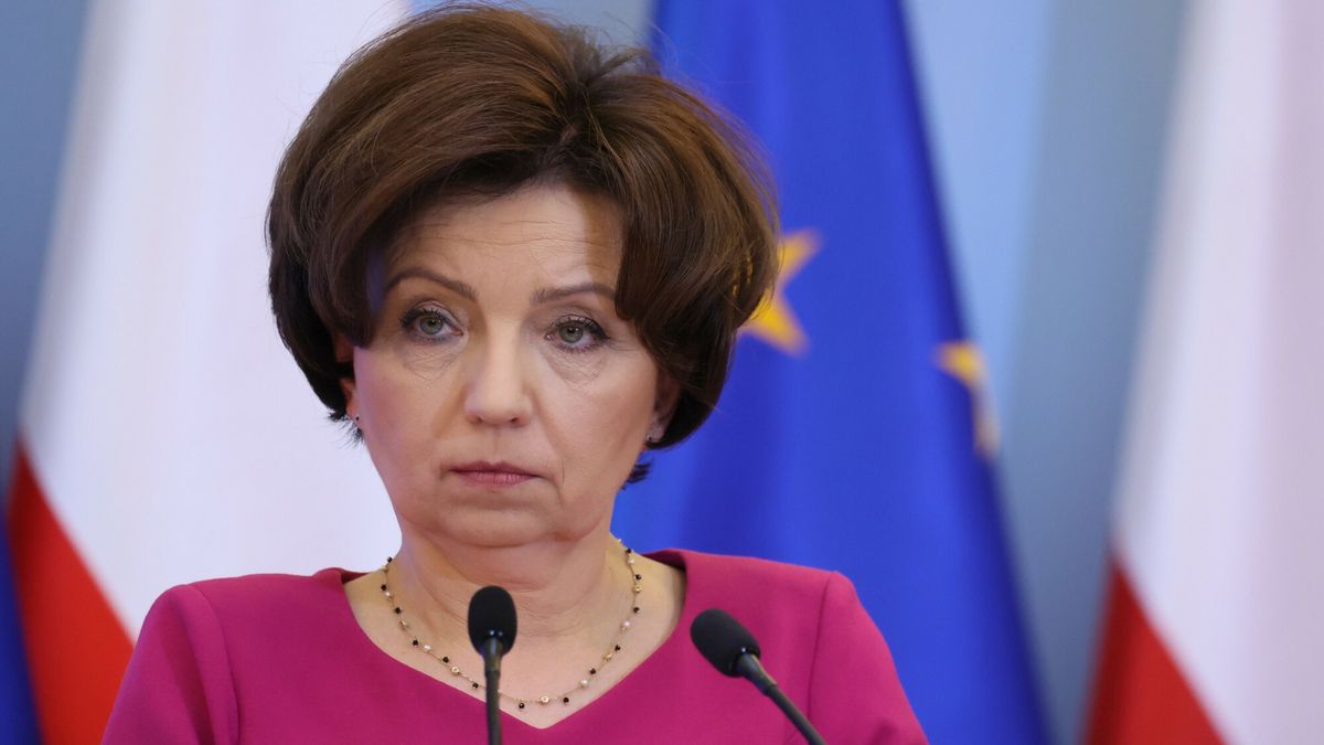 Minister rodziny i polityki społecznej Marlena Maląg