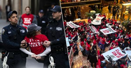 Wdarli się do Trump Tower. Blisko 100 zatrzymanych