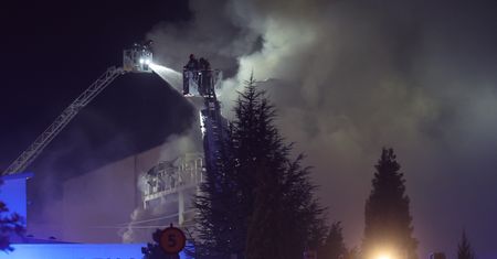 Pożar w Sosnowcu. 30 zastępów straży pożarnej w akcji