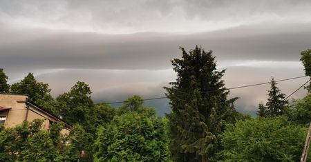 Wrocław. Pogoda. 15 lipca - upały, ale też i deszcz. Burzowe popołudnie