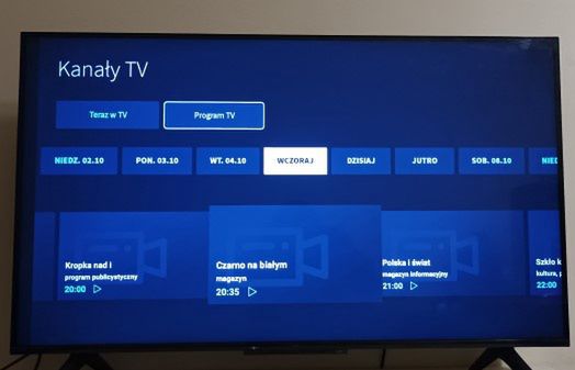 Nie działa cofanie kanałów w Playerze po aktualizacji aplikacji