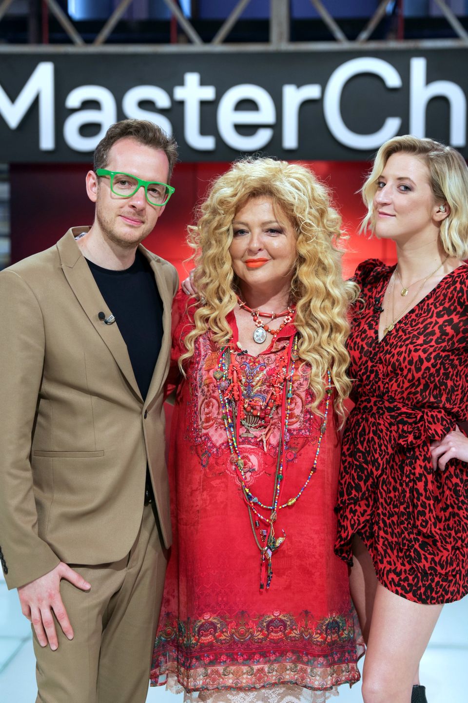 MasterChef - na planie 8. sezonu:  Tadeusz Müller, Magda Gessler, Lara Gessler