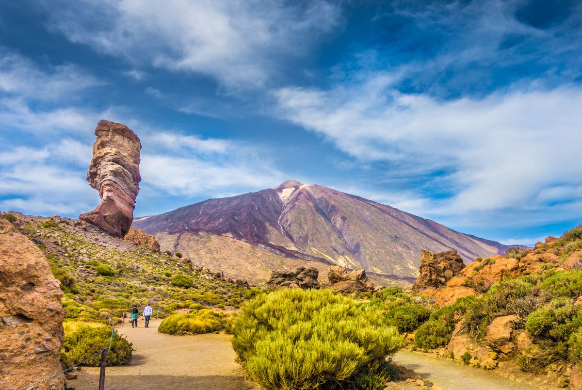 Teide - najwyższy szczyt Hiszpanii i zarazem czynny wciąż wulkan na Teneryfie