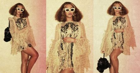 Beyonce chwali się nogami w kusej tunice