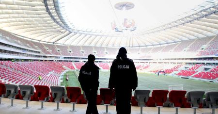 Mecz Polska-Portugalia. Zaskakująco spokojnie