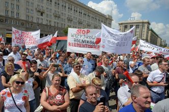 Protest rolników w Warszawie. "Przeciwko bezsilności państwa"