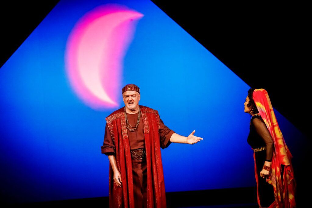 Andrzej Dobber (Amonasro) i Lilla Lee (Aida) © Krzysztof Bieliński
