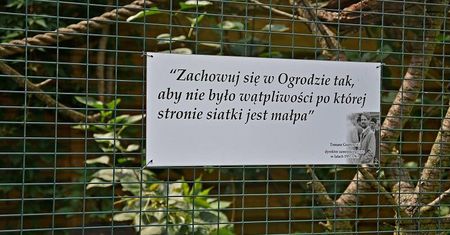 W ZOO w Zamościu pojawiła się tabliczka z niecodziennym napisem. Chodzi o zachowanie zwiedzających