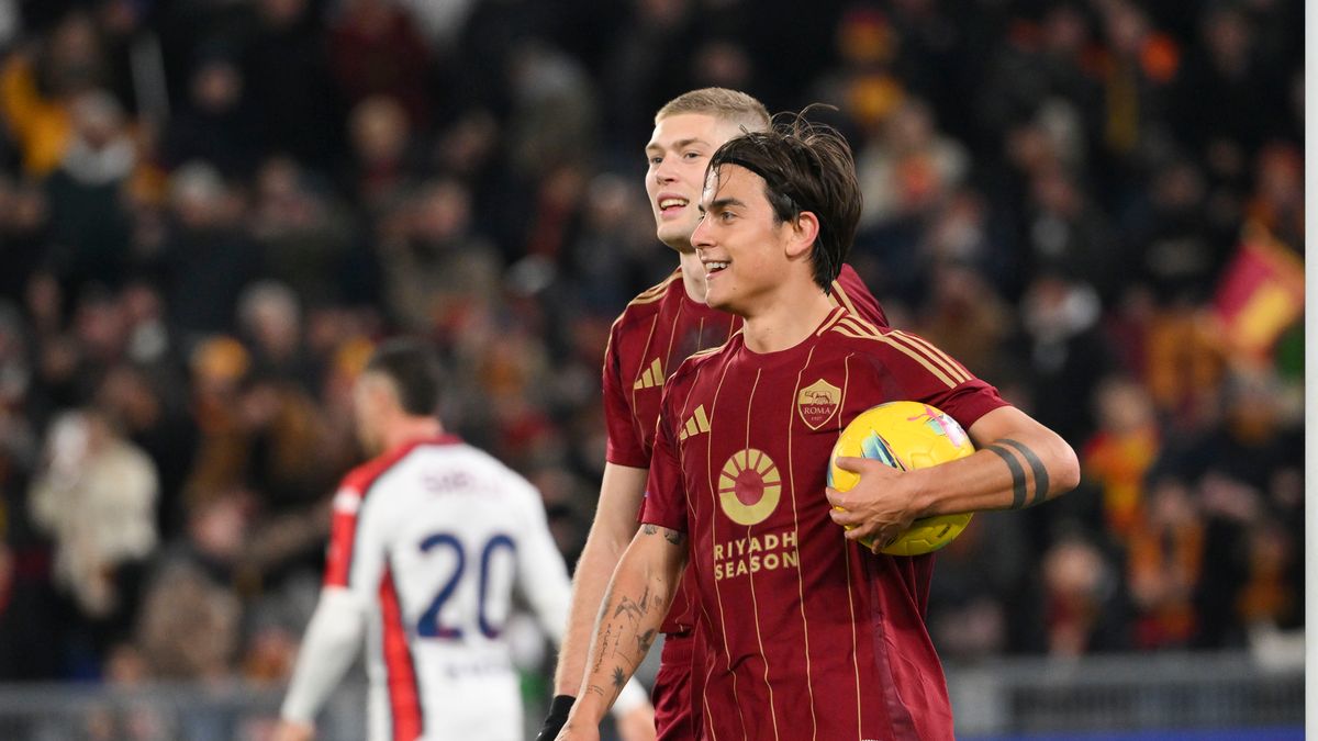 Twitter / AS Roma / Paulo Dybala w meczu AS Roma - Genoa CFC