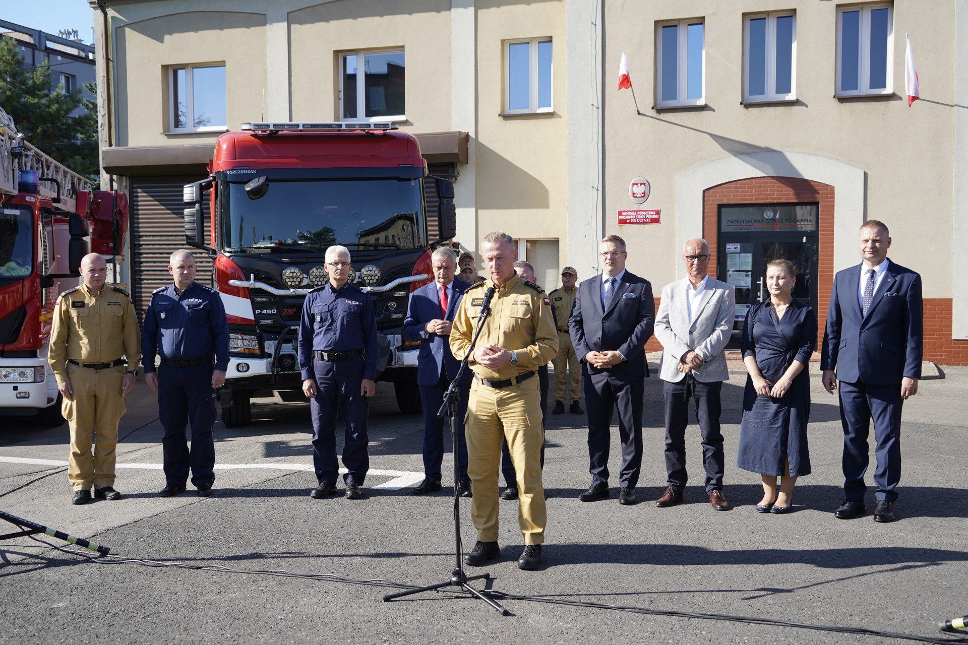 Będzin z nową strażnicą PSP i zmodernizowaną komendą policji