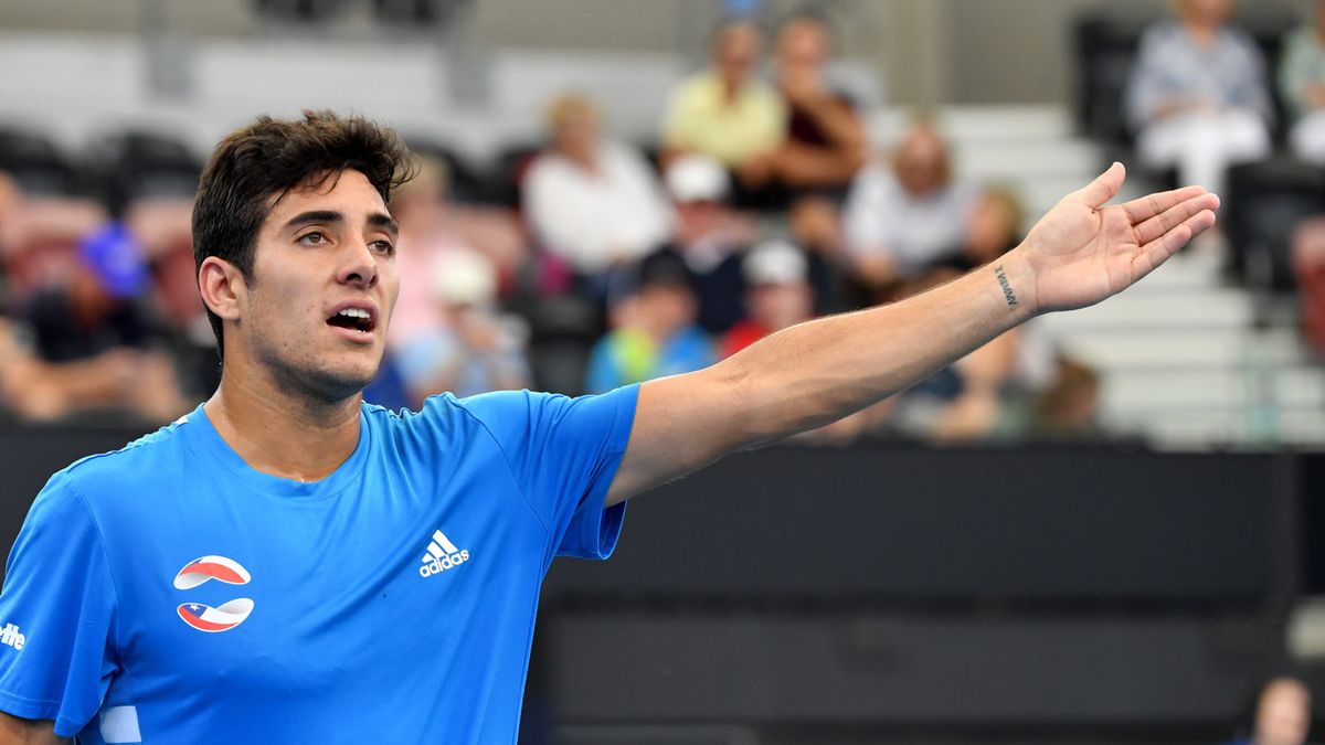 PAP/EPA / DARREN ENGLAND / Na zdjęciu: Cristian Garin