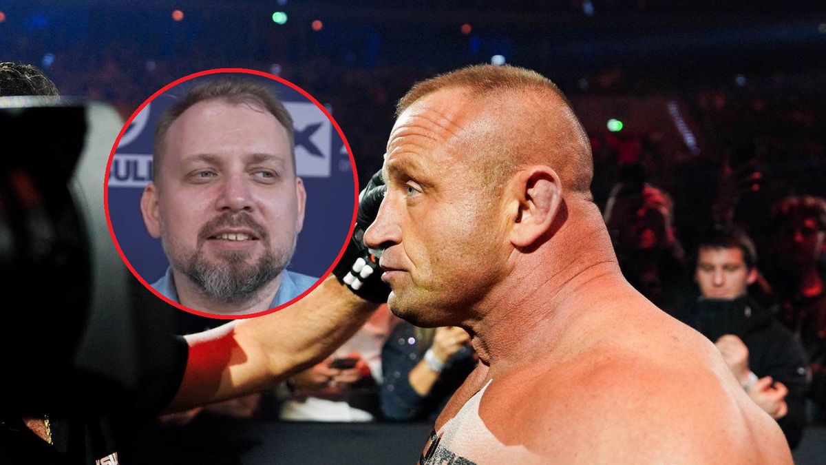 Materiały prasowe / KSW/WP SportoweFakty / Na dużym zdjęciu Mariusz Pudzianowski, na małym Wojsław Rysiewski