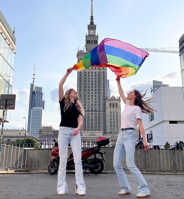 Marta Warchoł z partnerką