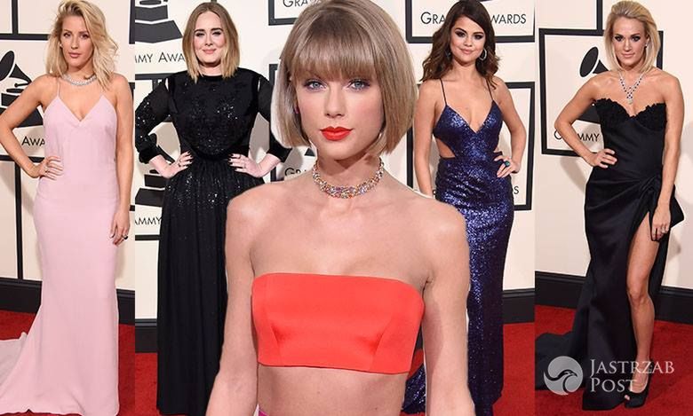 Gwiazdy na Grammy 2016: Taylor Swift, Selena Gomez, Lady Gaga, Carrie Underwood, Adele...