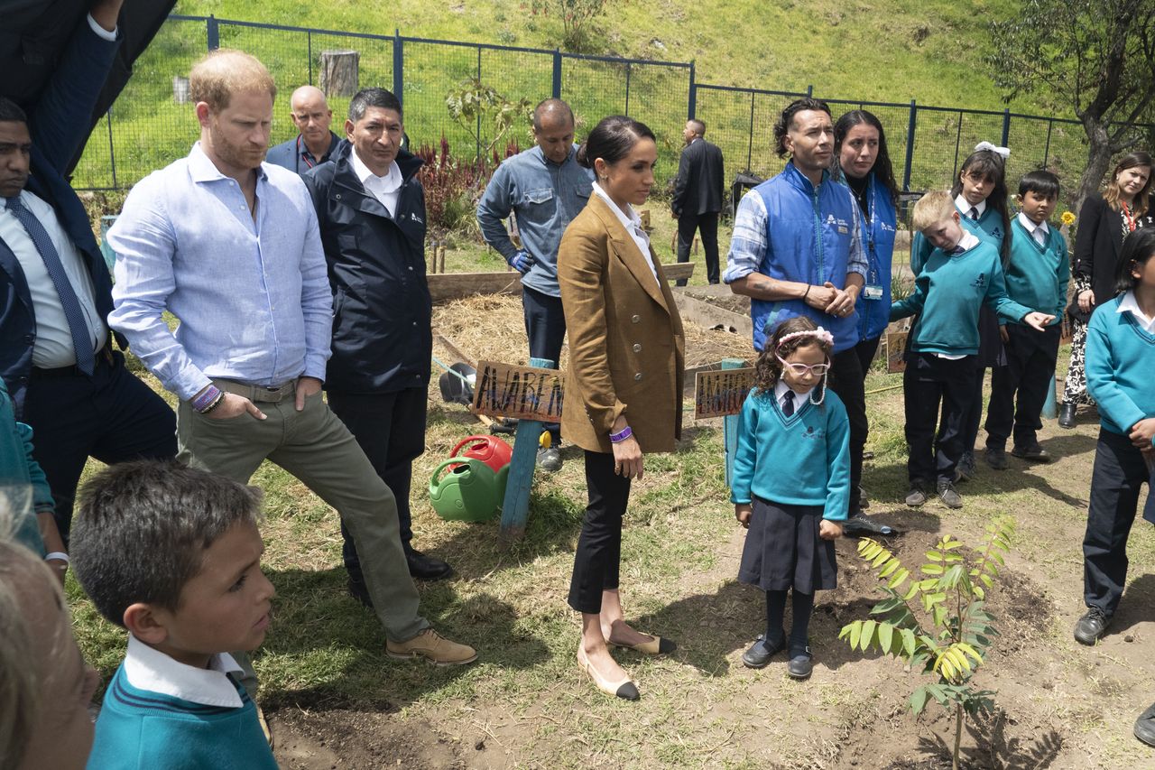 Harry and Meghan in Colombia