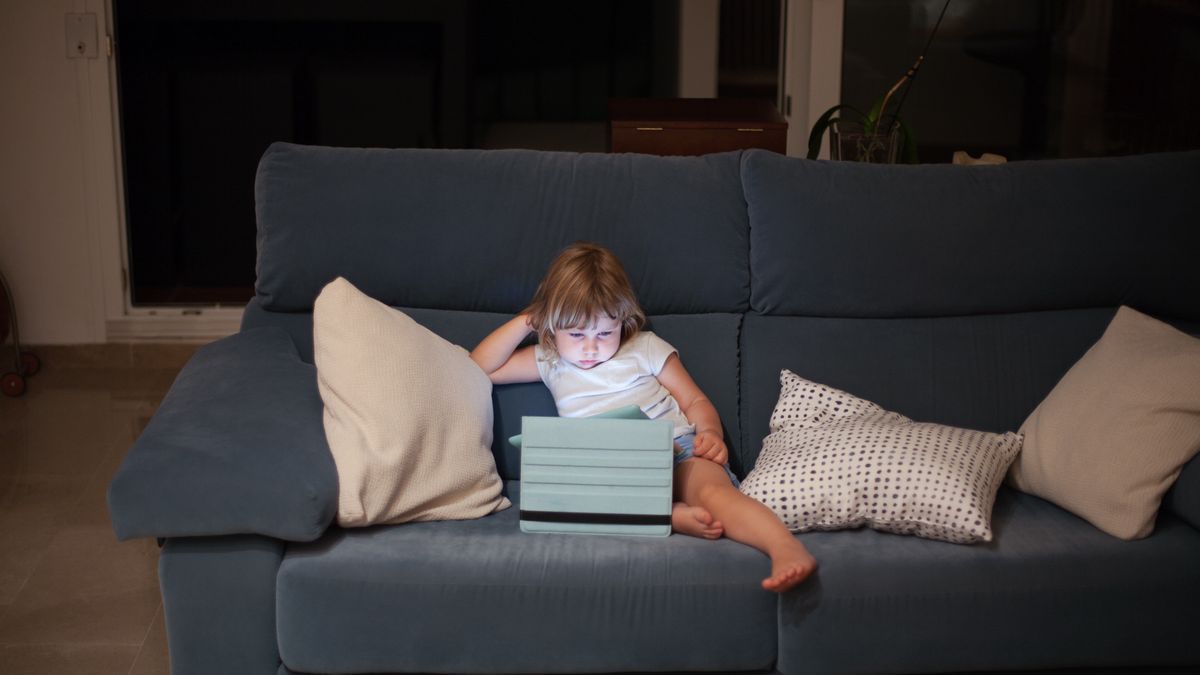 sofa with child watching tablet
blonde three years old baby shirt and shorts, sitting comfortably in sofa inside home at night reading and watching digital tablet, face illuminated by the light of the screen
quintanilla
Computer, Toddler, Preschool Age, Digital Tablet, Electrical Equipment, Girls, Females, Boys, Comfortable, Lighting Equipment, Child, Baby, Sitting, Reading, Watching, Looking, Playing, Learning, Caucasian Ethnicity, Concepts, Dark, White, Ideas, Education, Technology, Lifestyles, Childhood, Indoors, Human Face, Blond Hair, Son, Daughter, People, Internet, Laptop, PC, Computer Monitor, Equipment, Cushion, Sofa, comfortably, E-reader