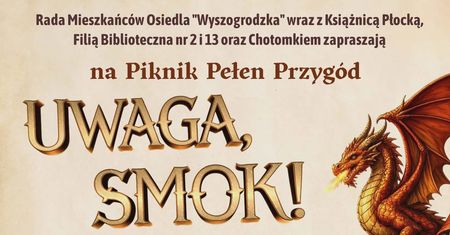 Piknik Pełen Przygód w Płocku. Ogród Jordanowski zamieni się w krainę smoków