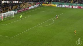 Dynamo - Arminia 0:1: kontra, gol i... co tam robił rezerwowy?