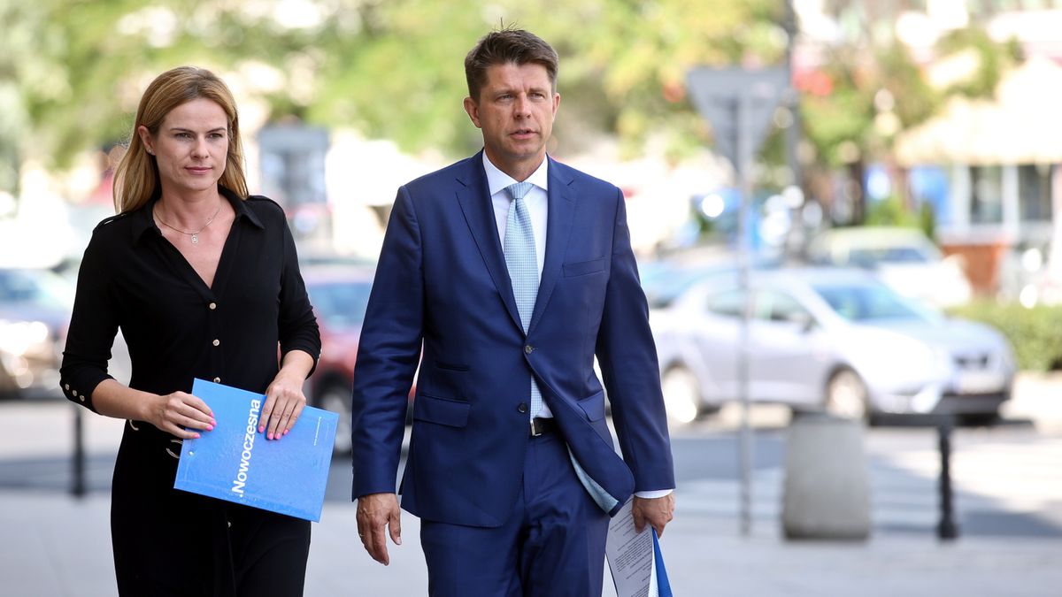 Ryszard Petru i Joanna Schmidt