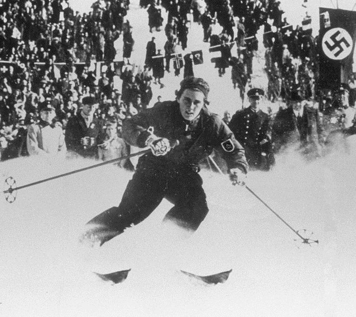 Christl Cranz w 1936 roku fot. domena publiczna