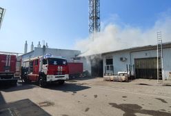 Pożar w Kaliningradzie. Płonie budynek browaru