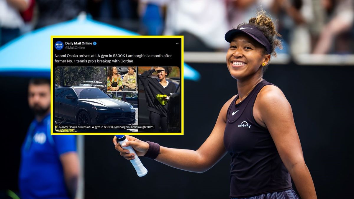 Getty Images / Robert Prange/Getty Images/ x.com/MailOnline / Na zdjęciu: Naomi Osaka