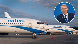 Polacy sami zbudowali linię lotniczą wielkości połowy LOT-u. Prezes zdradził mi, skąd się wziął i dokąd zmierza Enter Air