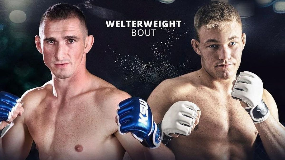 Materiały prasowe / KSW / Na zdjęciu: Damian Maciejowski i Wiktor Zalewski