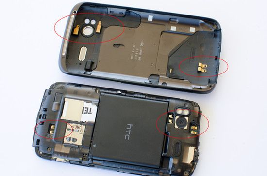 HTC Sensation dotknięty klątwą iPhone'a 4 [wideo] 1