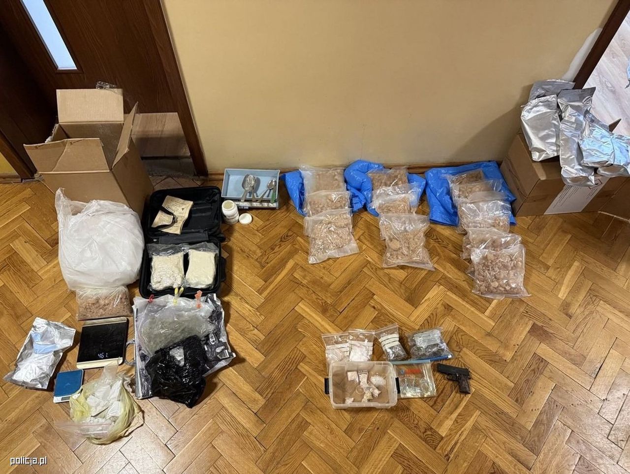Strzegowo: 67-latek zatrzymany z narkotykami wartymi milion złotych