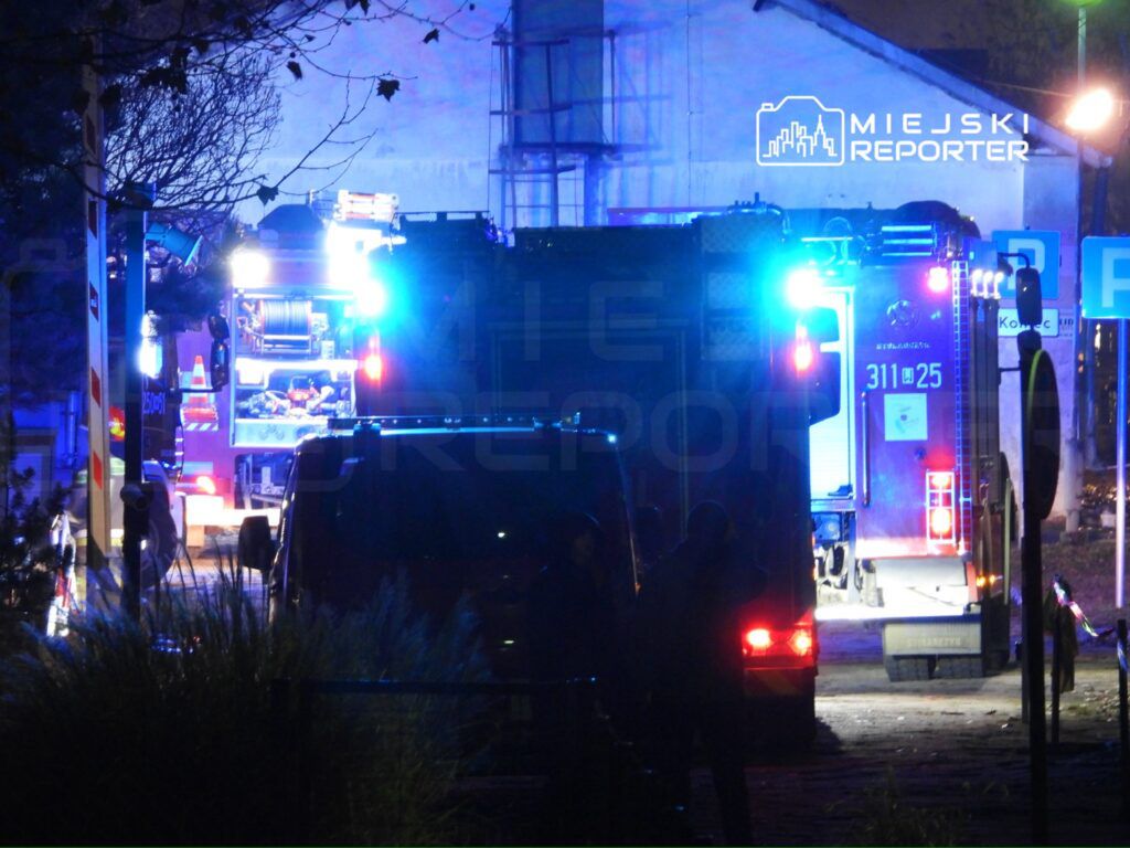 Warszawa: Pożar w studiu nagrań na Żoliborzu. Na miejscu pracowały cztery zastępy straży pożarnej