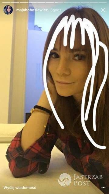 Maja Bohosiewicz z grzywką