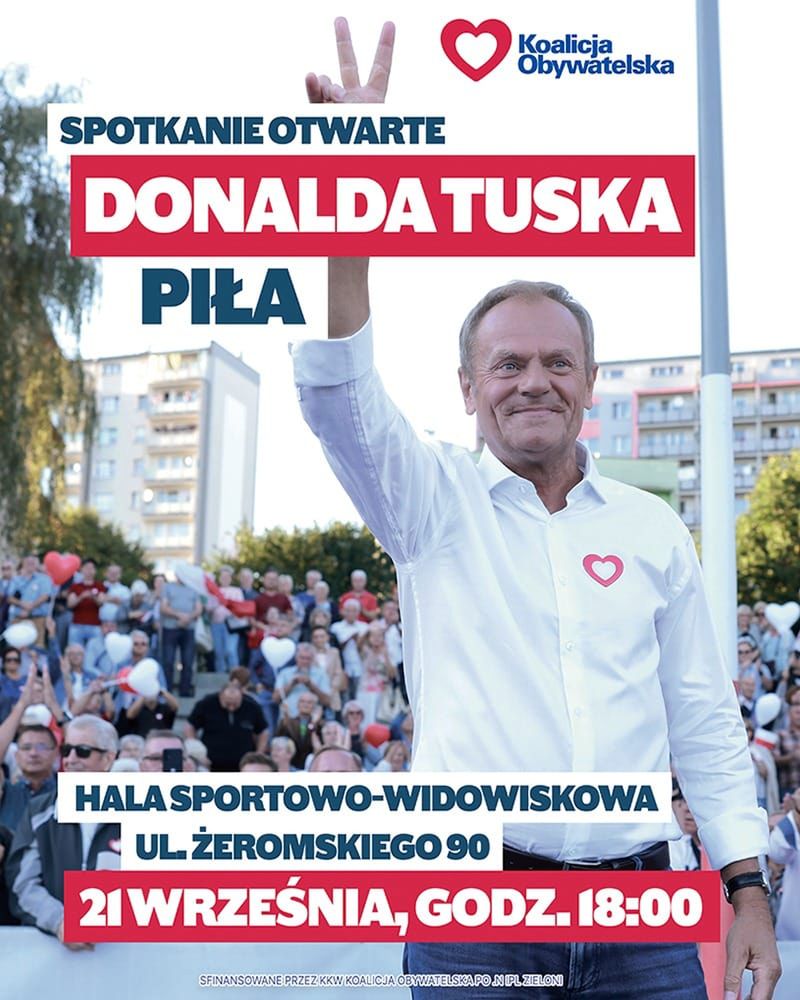 Donald Tusk odwiedzi Piłę